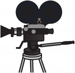 Analog film movie camera Icons PNG