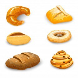 Bakery Set Isolated