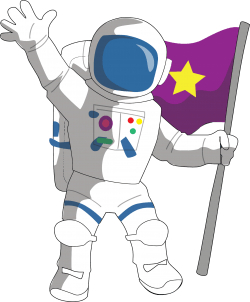 Cartoon astronaut Icons PNG