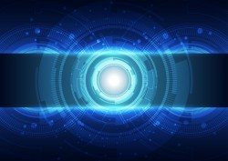 Futuristic tech background template vector 04