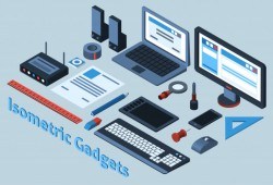 Isometric Gadgets Set