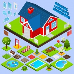 Landscape Design Isometric