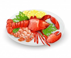 Lobster On Plate