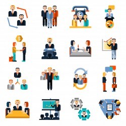 Meeting Icons Set