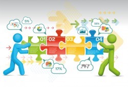 People with infographic creative vectors 06
