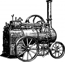 Portable steam engine Icons PNG