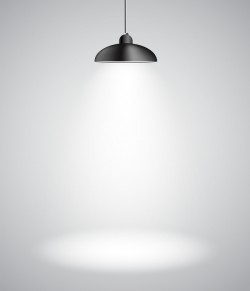 Lighting lamps effect vector background illustration 12