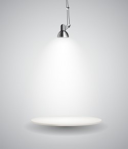 Lighting lamps effect vector background illustration 09