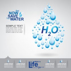 Start now save the water infographic vector 12