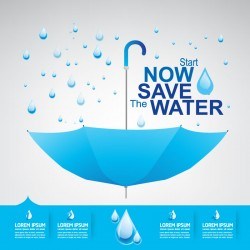 Start now save the water infographic vector 11