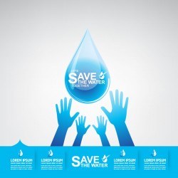 Start now save the water infographic vector 06