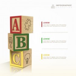 Vector education infographic template material 11