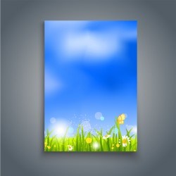 Summer holiday flyer and cover brochure template vector 02