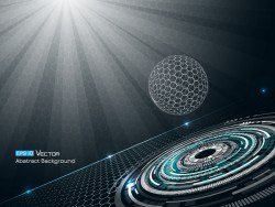 Future technology background creative design 02