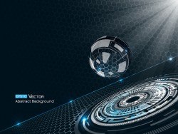Future technology background creative design 05