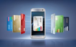 Mobile pay infographic template vector 06