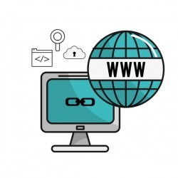Network internet business template vector design 06