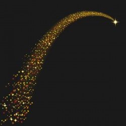 Holiday star light effect vector material 01