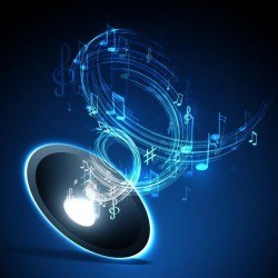 Neon line music background vectors 03