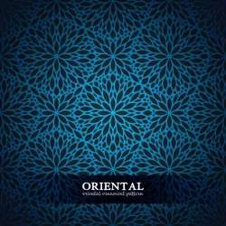oriental ornament pattern vector material