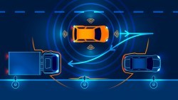 Smart car business infographic vector 03