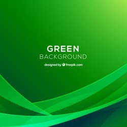 Abstract background with green shapes