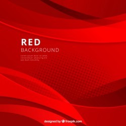 Abstract background with red shapes