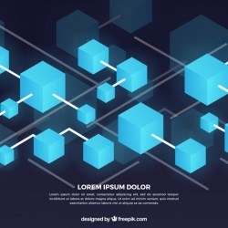 Blockchain background