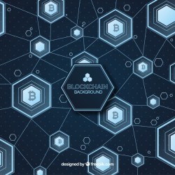 Blockchain background