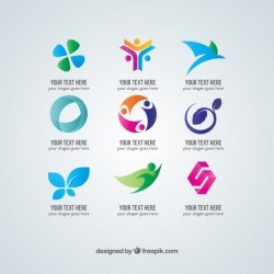 Elegant business logos