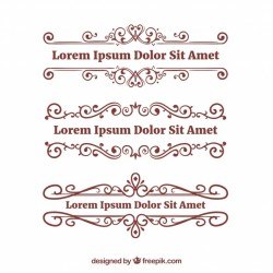 Vintage ornament collection with elegant style