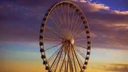 Wallpaper ferris wheel