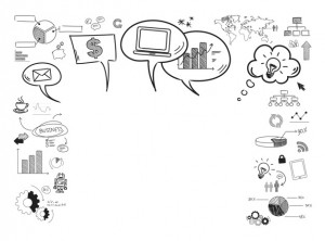 Illustration of social media concept
