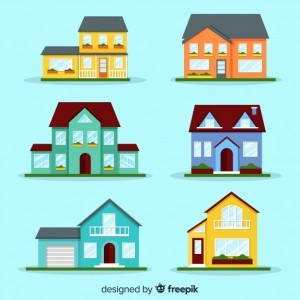 Collection of different houses