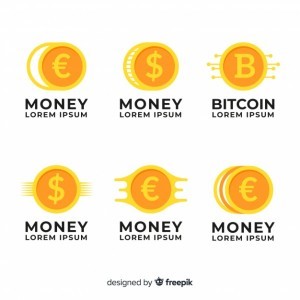 Money concept logo template collection