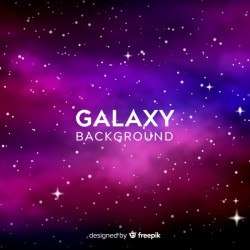 Galaxy background with stars