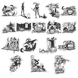 Halloween vector set