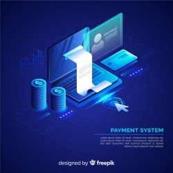 Isometric payment system background