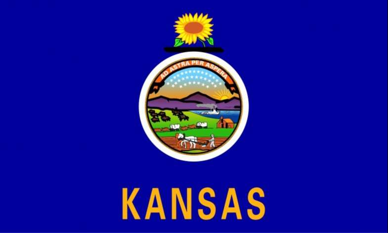 Kansas State Flag and Seal