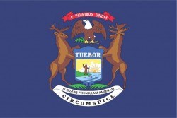 Michigan State Flag&Seal