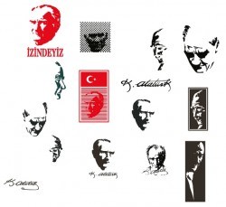 Mustafa Kemal Atatürk Silüetleri