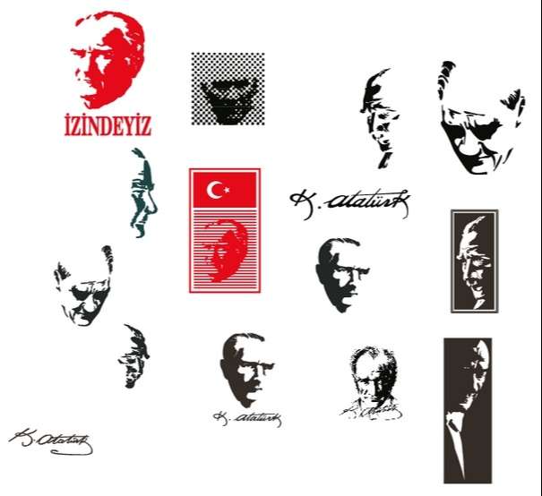 Mustafa Kemal Atatürk Silüetleri