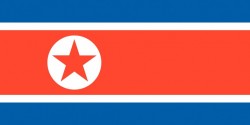 North Korea Flag and Emblem