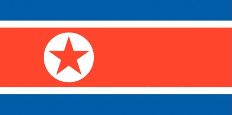 North Korea Flag and Emblem