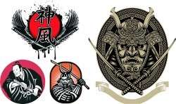 Japan Samurai Free Vector