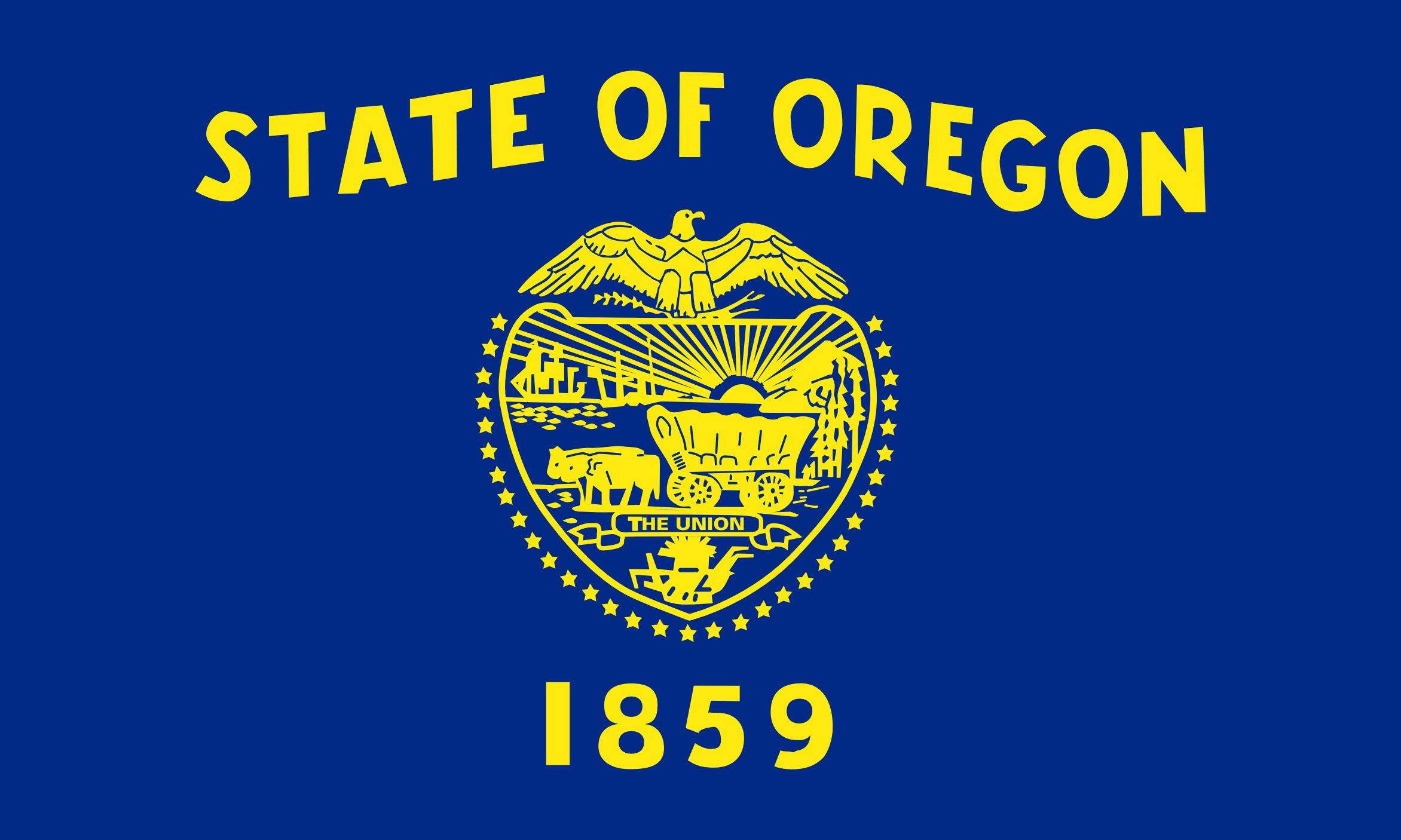 Oregon State Flag and Seal