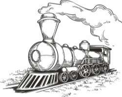 Retro Locomotive