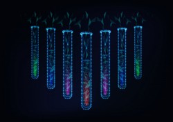 Laboratory test tubes