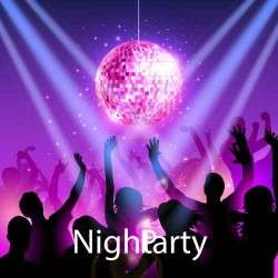 Night party background