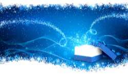 Christmas gift boxs with abstract background vector material 01